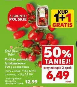 Kaufland Pomidory truskawkowe K-classic stąd takie dobre! oferta