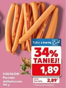 Kaufland Parówki delikatesowe Sokołów oferta