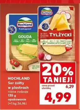 Kaufland Ser tylżycki plastry Hochland oferta