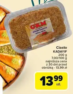 Carrefour Market Ciasto Kadayif GKM oferta