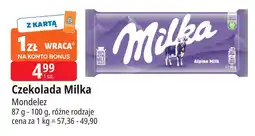 E.Leclerc Czekolada Milka Alpine Milk Mondelez oferta