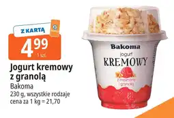 E.Leclerc Jogurt kremowy z granolą Bakoma oferta