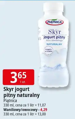 E.Leclerc Skyr jogurt pitny naturalny Piątnica oferta