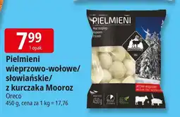 E.Leclerc Pierogi wieprzowo-wołowe/słowiańskie/kluczka Mooroz Oreco oferta