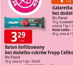 E.Leclerc Baton liofilizowany bez dodatku cukrów Frupp Celiko oferta