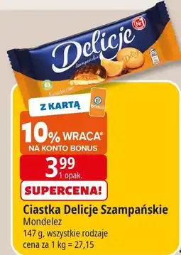 E.Leclerc Ciastka Delicje Szampańskie Mondelez oferta