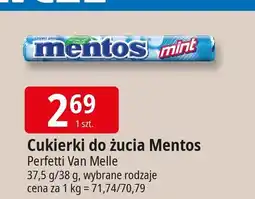 E.Leclerc Cukierki do żucia Mentos Perfetti Van Melle oferta