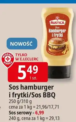 E.Leclerc Sos hamburger i frytki/sos BBQ Heinz oferta