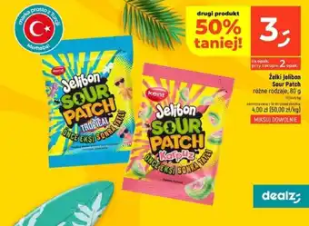 Dealz Żelki Jelibon Sour Patch oferta