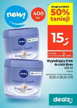 Dealz Wygładzający krem do ciała Nivea oferta