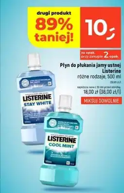 Dealz Płyn do płukania jamy ustnej Listerine oferta