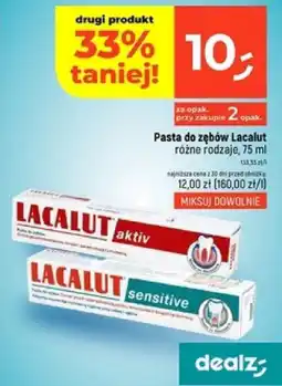 Dealz Pasta do zębów Lacalut oferta