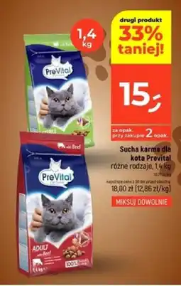 Dealz Sucha karma dla kota Prevital oferta