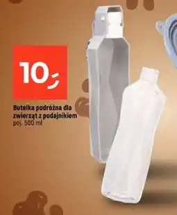 Dealz Butelka podróżna dla zwierząt z podajnikiem oferta