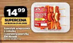Netto Szaszłyk wieprzowy z cebulką i czerwoną papryką ZM Nowak oferta