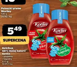 Netto Ketchup 60% mniej kalorii Kotlin oferta