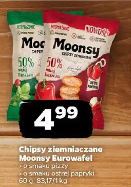 Netto Chipsy ziemniaczane Moonsy Eurowafel oferta