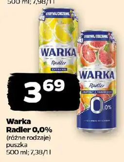 Netto Warka Radler 0,0% oferta