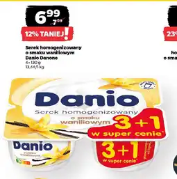 Netto Serek homogenizowany o smaku waniliowym Danio Danone oferta