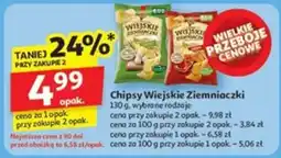 Auchan Chipsy Wiejskie Ziemniaczki oferta