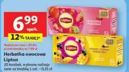 Auchan Herbatka owocowa Lipton oferta