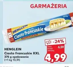 Kaufland Ciasto francuskie Henglein oferta