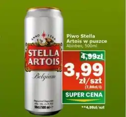 Społem Piwo Stella Artois oferta