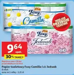 Auchan Papier toaletowy Foxy Camilla lub Jedwab oferta