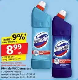 Auchan Płyn do WC Domestos oferta