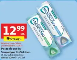 Auchan Pasta do zębów Sensodyne ProSzkliwo oferta