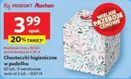 Auchan Chusteczki higieniczne w pudełku Auchan oferta