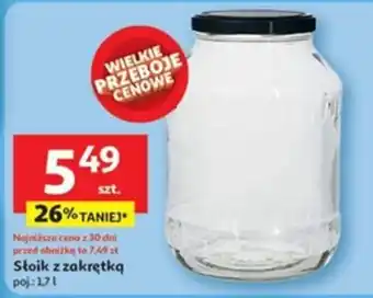Auchan Słoik z zakrętką oferta