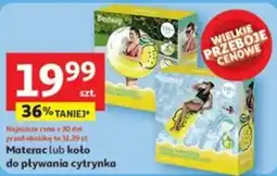 Auchan Materac lub koło do pływania cytrynka oferta