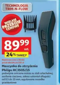 Auchan Maszynka do strzyżenia Philips HC3505/15 oferta