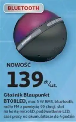 Auchan Głośnik Blaupunkt BT08LED oferta