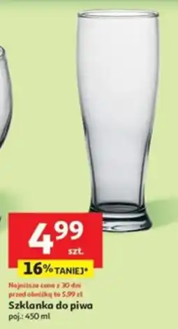 Auchan Szklanka do piwa oferta