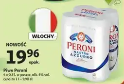Auchan Piwo Peroni oferta