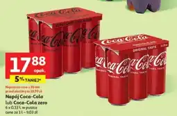 Auchan Napój Coca-Cola lub Coca-Cola zero oferta