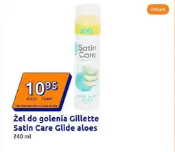 Action Żel do golenia Gillette Satin Care Glide aloes oferta