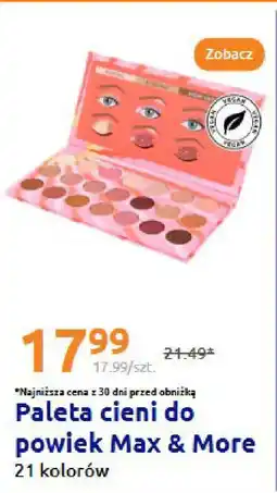 Action Paleta cieni do powiek Max & More oferta