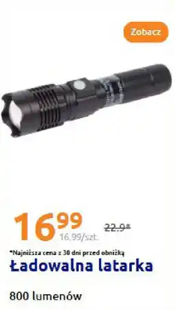 Action Ładowalna latarka oferta