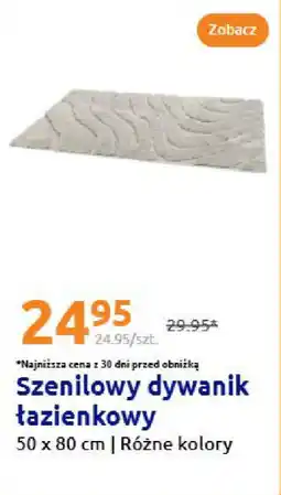 Action Szenilowy dywanik łazienkowy oferta