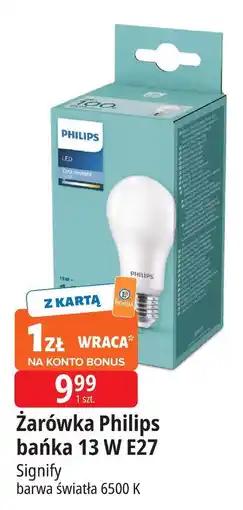 E.Leclerc Żarówka led e27 13 w Philips oferta