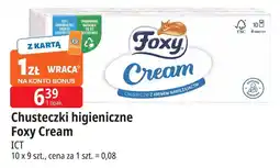 E.Leclerc Chusteczki higieniczne Foxy Cream oferta
