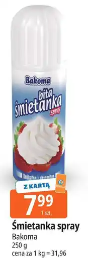 E.Leclerc Bita śmietanka Bakoma oferta