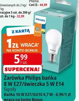 E.Leclerc Żarówka led gu10 Philips oferta