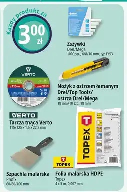E.Leclerc Folia malarska 4 x 5 m hdpe 0.007 mm Topex oferta