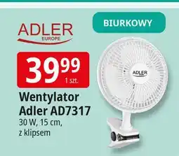 E.Leclerc Wentylator z klipsem ad7317 Adler oferta