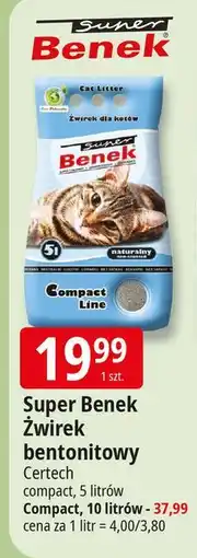 E.Leclerc Benek compact żwir kot niebieski oferta