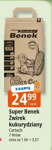 E.Leclerc Żwirek kukurydziany Benek oferta